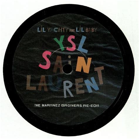 saint laurent ysl lil yachty 12 vinyl|saintlaurentysl lyrics.